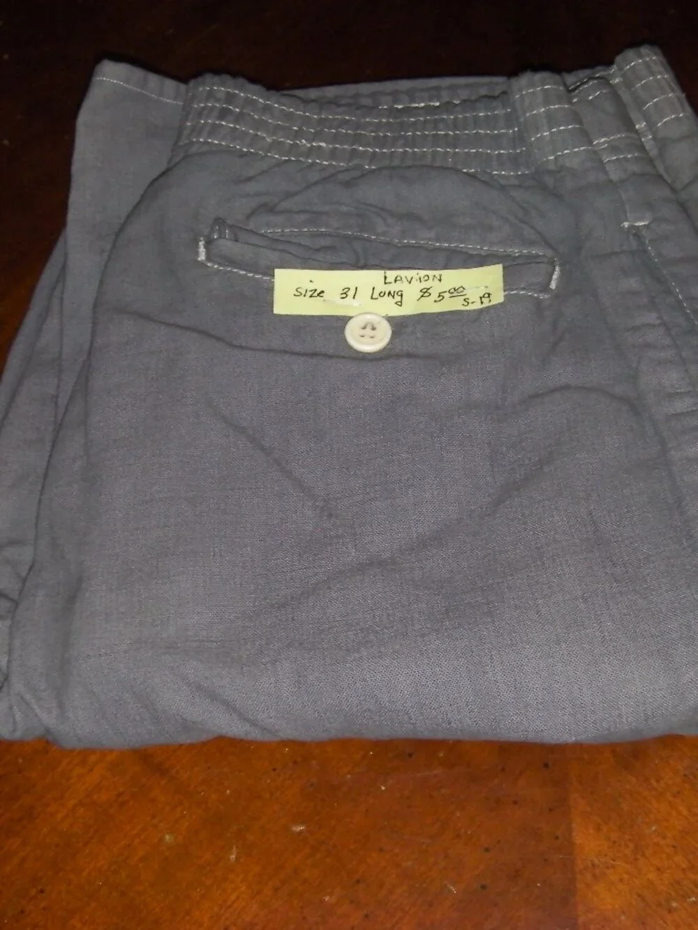 Mens LEVION Casual Pants sz 31 Long